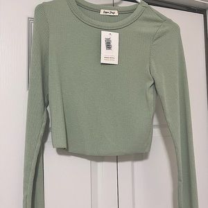 NWT Long sleeve Cropped Top Dippin Daisys